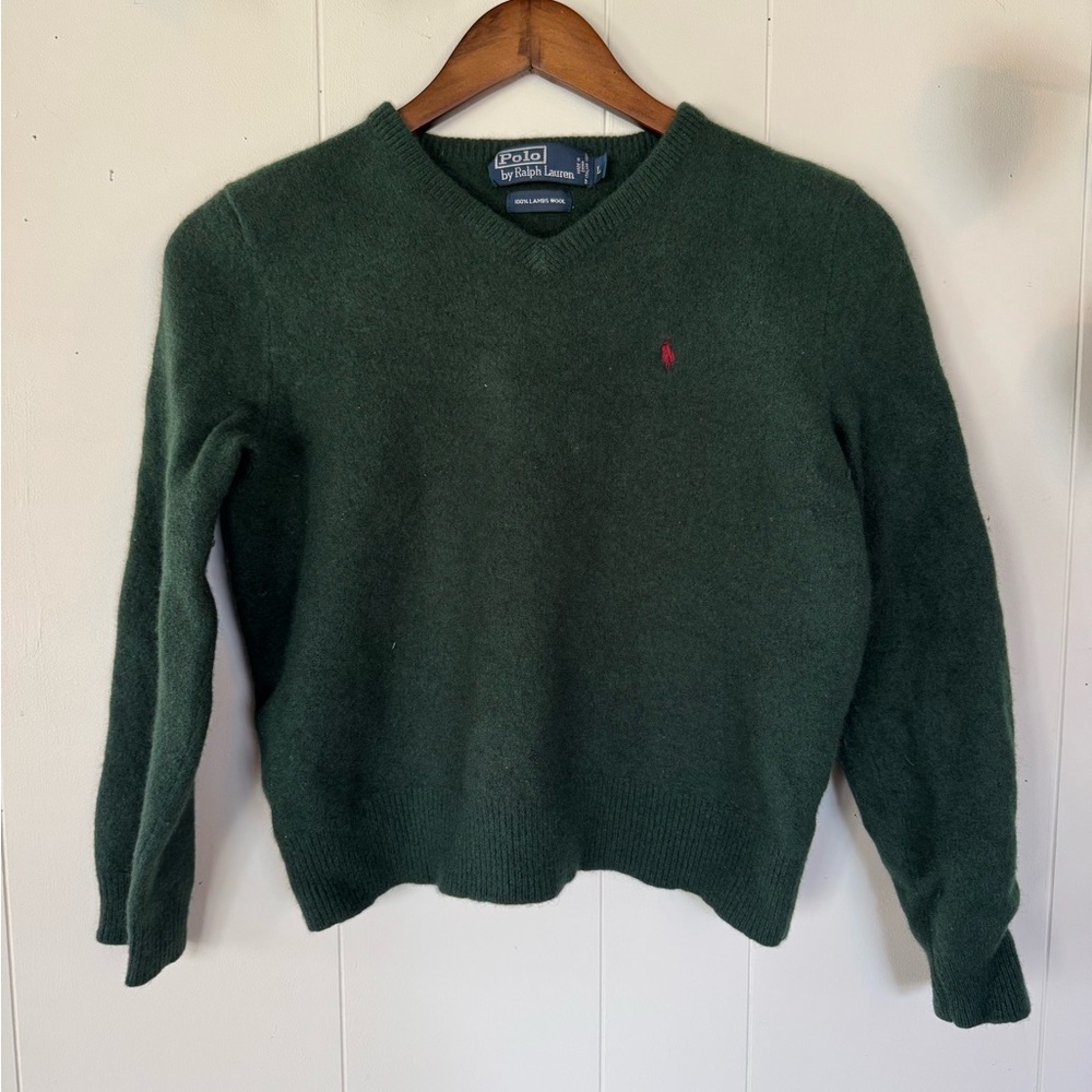 Polo Ralph Lauren Green Crew Neck Sweater